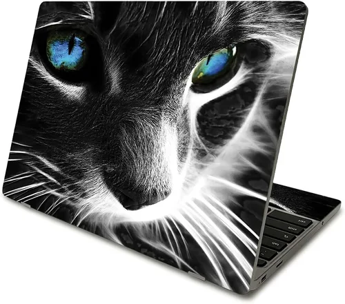 Vista 14 de MightySkins Skin compatible con Samsung Chromebook 4 (2021) de 11.6 pulgadas - Aztec Fox Funda protectora de vinilo duradera y única Fácil