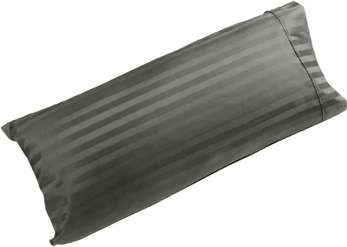 Vista 7 de Funda de almohada corporal de algodón egipcio de 300 hilos, tamaño de rayas de 20 x 54 pulgadas, funda de almohada (20 x 54 pies, beige)