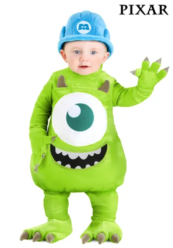 Vista 5 de Disfraz de burbuja Mike Wazowski para bebé Disney Multicolor