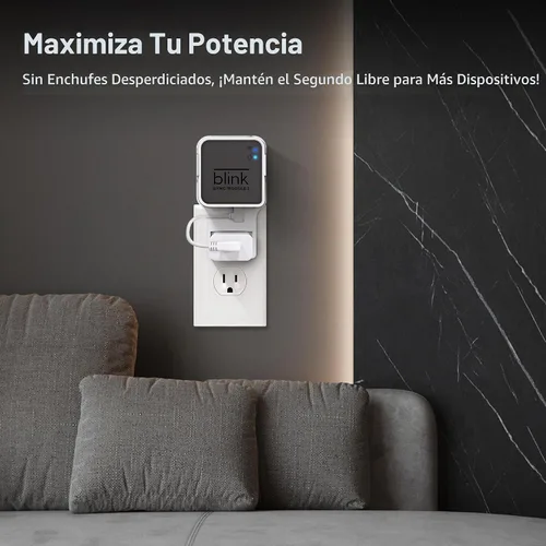 Vista 4 de Unidad flash USB Blink de 256 GB y soporte de pared para Blink Sync Module 2 con cable corto, ordena, ahorra espacio y mejora la seguridad sin