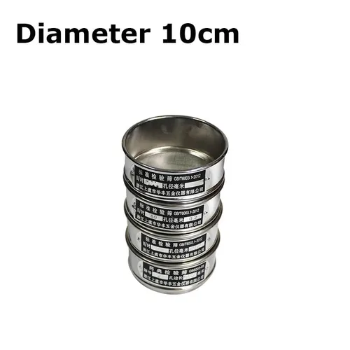 Vista 7 de Standard Laboratory Test Sieve 10cm - 304 SUS Filter Mesh with Chroming Frame 1pcs(10mesh(2mm))