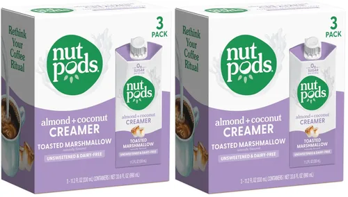 Vista 8 de nutpods Crema de café sin azúcar de malvavisco tostado, sin azúcar, paquete