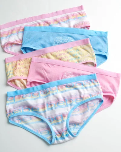 Vista 2 de bebe Ropa interior de bikini hipster para niñas (paquete de 10)