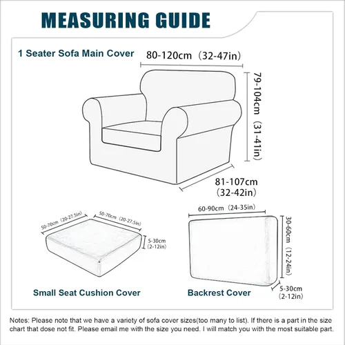 Vista 2 de Funda para Sofá de Terciopelo, Fundas Elásticas para Sofá para Funda Principal Separada/Respaldos y Cojines de Asiento, Funda para Sofá, para Fundas