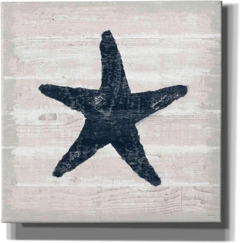 Vista 10 de Epic Graffiti 'Driftwood Coast V Blue' por Sue Schlabach, lienzo giclée para pared, 12 x 12 pulgadas