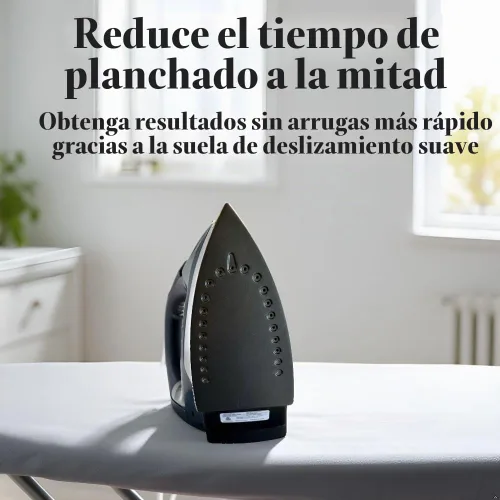 Vista 3 de JERDON Hotel Iron - Tamaño mediano, apagado automático, 1200 vatios - Negro