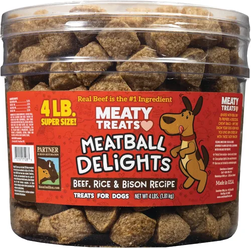 Vista 10 de Meaty Treats Steaknight Delights Sabor a carne, 2.5 onzas (paquete de 8)