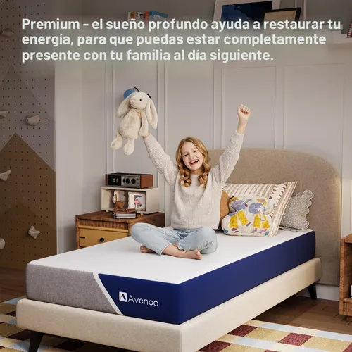 Vista 12 de Avenco SyncDeep - Colchón individual de 5 pulgadas para sueño profundo