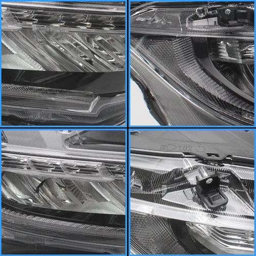 Vista 8 de VLAND Faros delanteros compatibles con Honda Civic 2016-2021 con señal de giro secuencial