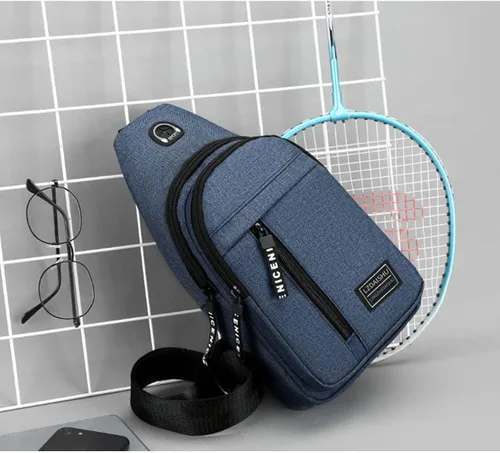 Vista 3 de MUHBIJO 1 bolsa bandolera para hombre, bolso cruzado, mochila antirrobo, bolsa cruzada de hombro para hombres y mujeres