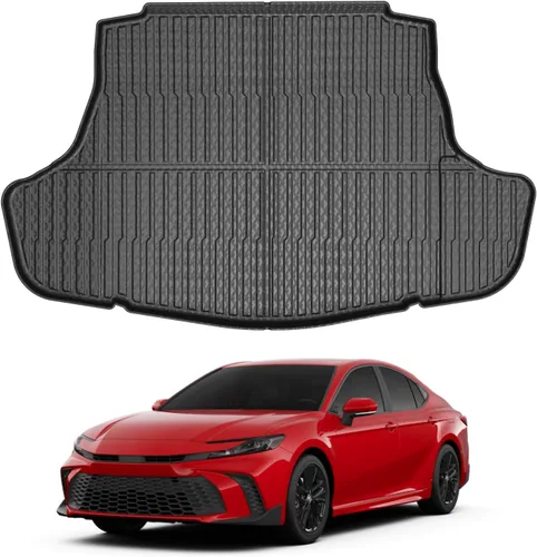 Vista 8 de Mixsuper Forro de carga para Rivian R1S 2022-2024 2025, alfombrilla para maletero para todo tipo de clima, para accesorios R1S, alfombrilla