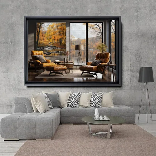 Vista 3 de Summer Afternoon by Asher Durand Nature Landscape Framed print print Print on Canvas