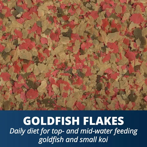 Vista 7 de Tetra Goldfish Flakes, dieta nutricionalmente equilibrada para peces de acuario, copos enriquecidos con vitamina C, 0.42 onzas
