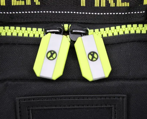 Vista 8 de Lightning X Fireman's Value Edition XL - Bolsa de equipo de bomberos con ruedas, bolsillo para casco y cruz de maltesa para primera respuesta Negro