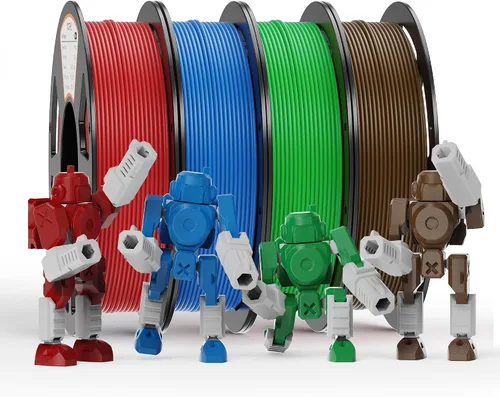 Vista 11 de Paquete de filamento PLA de 0.069 pulgadas, 8 colores vibrantes, apto para Pla Bundle-250gx8-112020006