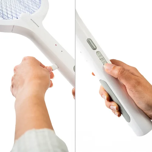 Vista 9 de Raqueta Matainsectos Recargable con Luz UV 2 en 1 Elecfly InnovaGoods