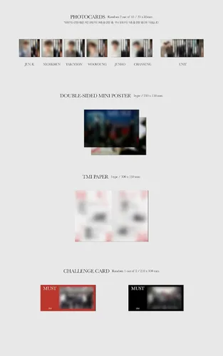 Vista 5 de JYP Ent 2PM - Must (Vol.7) Álbum (versión aleatoria) (VDCD6855)