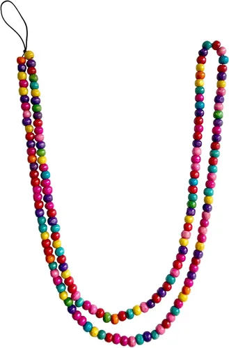 Vista 27 de Beaded Phone Charm Lanyard Strap Crossbody Fixed Beads Pearl Neck Chain