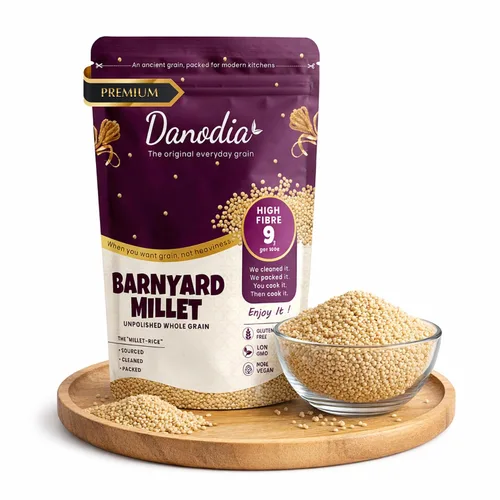 Vista 10 de Danodia Foods Mijo de grano entero (Ragi) - 2 libras (33.51 oz) Superalimento orgánico, sin cáscara, sin pulir, sin gluten, natural Alto