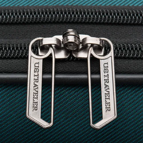 Vista 7 de U.S. Traveler Aviron Bay - Equipaje extensible con ruedas giratorias, Color verde azulado.), US08125E