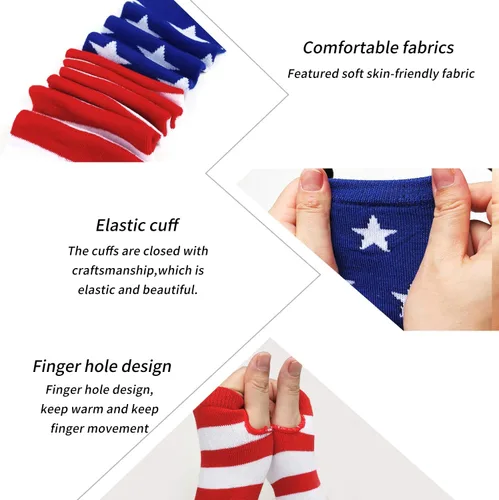 Vista 3 de Benefeet Sox Calcetines altos hasta el muslo a rayas para mujeres y niñas, calcetines altos por encima de la rodilla, calentador de piernas, brazos