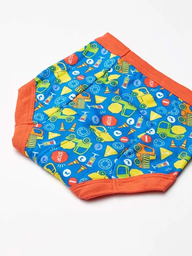 Vista 2 de Blippi Los pantalones de entrenamiento acolchados para niños pequeños vienen con calcomanías y tabla de éxito en tamaños 59.1 ft, 2t, 3t y 4t