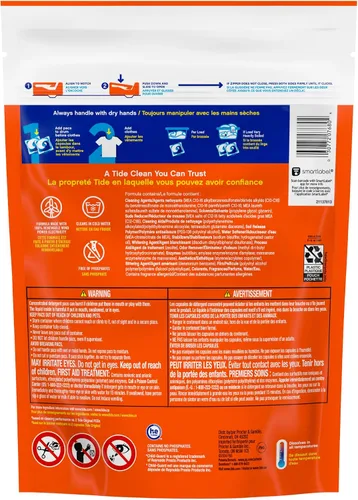 Vista 11 de Tide Power Pods - Cápsulas de detergente para ropa deportiva, 18 unidades, avanzado para sudor + combatiente de manchas