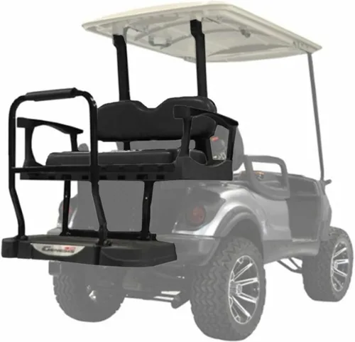 Vista 10 de MADJAX Genesis 250 - Kit de asiento trasero de acero para carrito de golf compatible con Yamaha G29/Drive Compatible con modelos 2007-2016 Gris