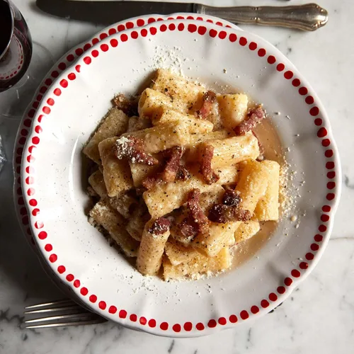 Vista 6 de Rummo Rigatoni N.50 - Pasta sin gluten, hecha con maíz y arroz, fideos para pasta Rigatoni, pasta de Italia, 12 onzas (paquete de 4)