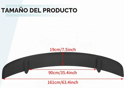 Vista 7 de Kojem - Alerón de maletero compatible con cargador 4DR 2011-2023