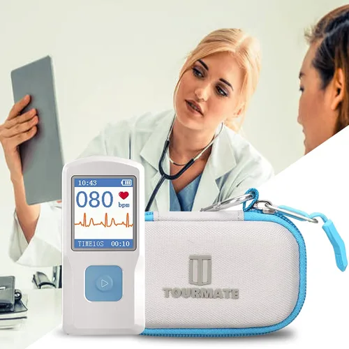 Vista 6 de Tourmate Reemplazo de la carcasa rígida para monitor de frecuencia cardíaca portátil ECG EMAY/CONTEC/SonoHealth
