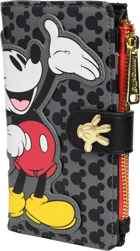 Vista 6 de Loungefly Disney Mickey Mouse Wallet Snap Flap Clutch Varios