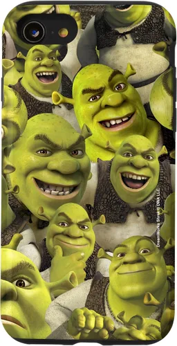 Vista 18 de Funda para iPhone 16 Shrek Group Shot Faces