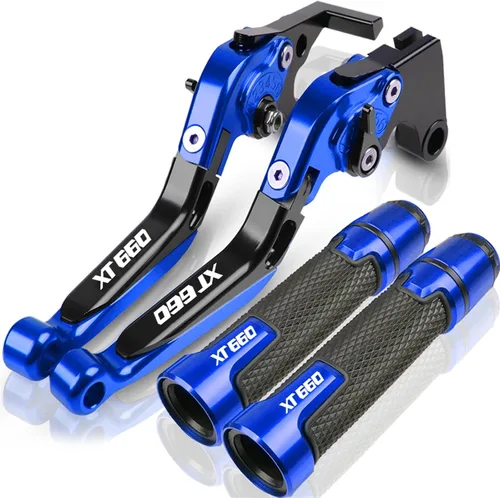 Vista 15 de Para Yamaha XT660 XT660X XT660R XT660Z 2004-2020 Palancas de embrague de freno extensibles plegables para motocicleta, embrague de freno ajustables