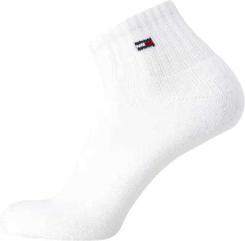 Vista 5 de Tommy Hilfiger Calcetines tobilleros acolchados de corte de cuarto para hombre (paquete de 12)