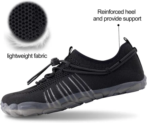 Vista 4 de SEEKWAY - Zapatos acuáticos para hombre y mujer, secado rápido, para playa, natación, río, piscina, lago, senderismo, kayak, surfing