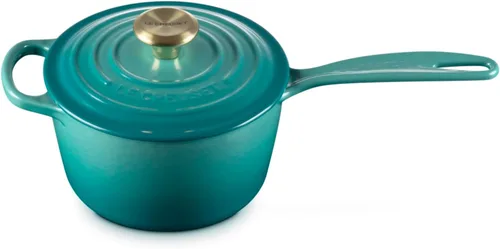 Vista 28 de Le Creuset Cacerola Signature de hierro fundido esmaltado, 1.75 cuartos de galón., Artichaut