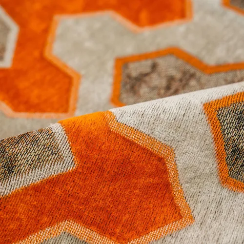 Vista 8 de Alerfa Funda de cojín cuadrada de terciopelo con corte bordado de rayas geométricas y moderna, funda de almohada decorativa para sofá, sala