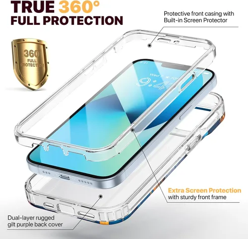 Vista 297 de DIACLARA - Funda transparente compatible con iPhone XR 6.1 pulgadas 2018