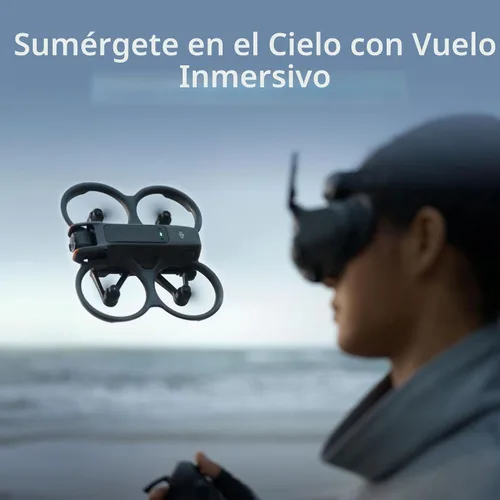 Vista 3 de DJI Avata 2 Fly More Combo (1 batería), drones FPV con cámara para adultos 4K, experiencia inmersiva, protector de hélice integrado, fácil