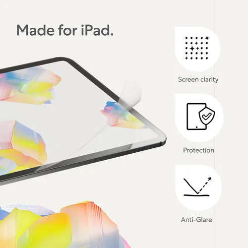 Vista 3 de Paperlike 2.1 (2 piezas) para iPad Mini 8.3" (2021/24) - Protector de pantalla transparente para tomar notas y dibujar como en papel