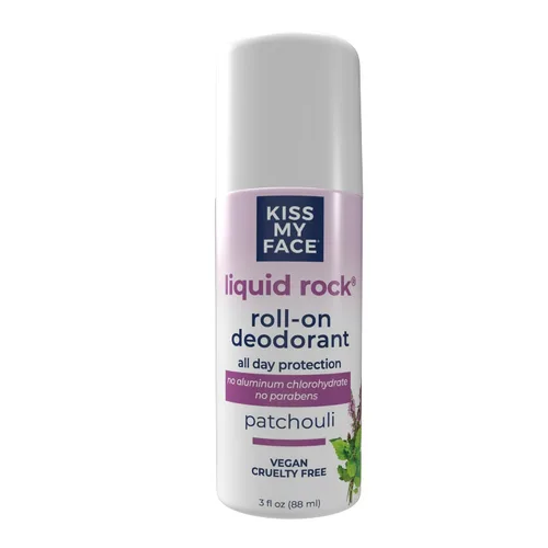 Vista 3 de Kiss My Face Natural Liquid Rock Desodorante, sin fragancia, 3 onzas (paquete de 3)