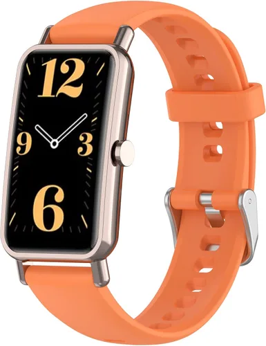 Vista 5 de Senter Banda de liberación rápida de silicona suave de 0.630 in para Huawei Watch Fit Mini Smart Watch