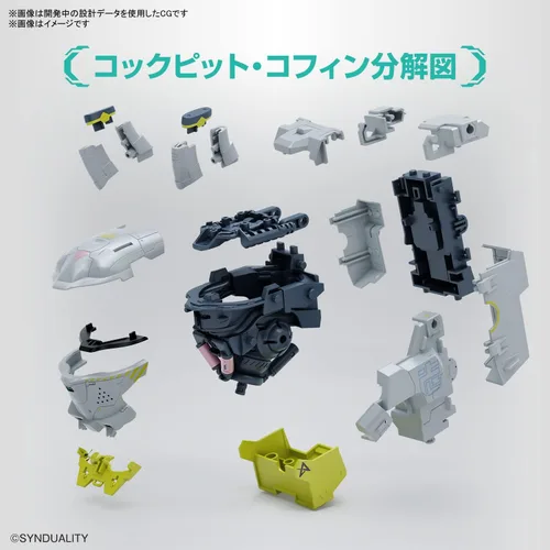 Vista 5 de Bandai Hobby - Synduality - Daisyogre HG 1/144 Modelo Kit