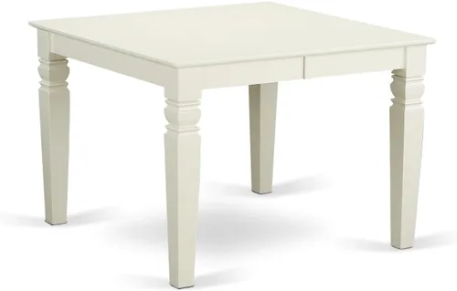 Vista 2 de HomeStock Baroque Brilliance - Juego de cocina de 7 piezas consta de una mesa rectangular con hojas de mariposa y 6 sillas de comedor, 42 x 60