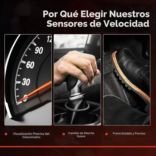 Vista 7 de A-Premium Sensor de velocidad del vehículo compatible con Nissan Frontier 2000-2001, Pickup 1996-1997, D21 1994, 2.4L, Gas