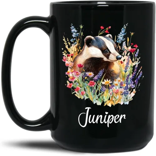 Vista 23 de Taza de café con nombre personalizado, regalo para amigo, compañero de trabajo, cumpleaños, taza de cerámica negra personalizada para amantes