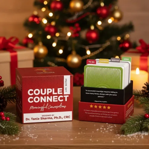 Vista 9 de Life Sutra Couple Connect juego para parejas, regalo para el Día de San Valentín, juego para recién casados, 150 tarjetas de conversación, diseñado