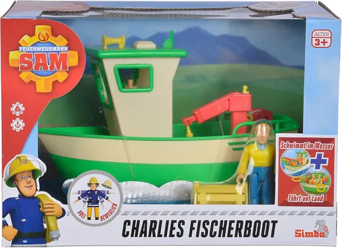 Vista 2 de Sam Charlies Fischerboot con figura