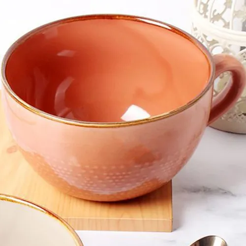 Vista 19 de Disoza Taza de Café Grande Violeta de 24 Onzas Taza de Sopa de Gran Tamaño Porcelana 700 ML Taza de Té XXL Cuencos de Cereales Taza de Sopa Ramen